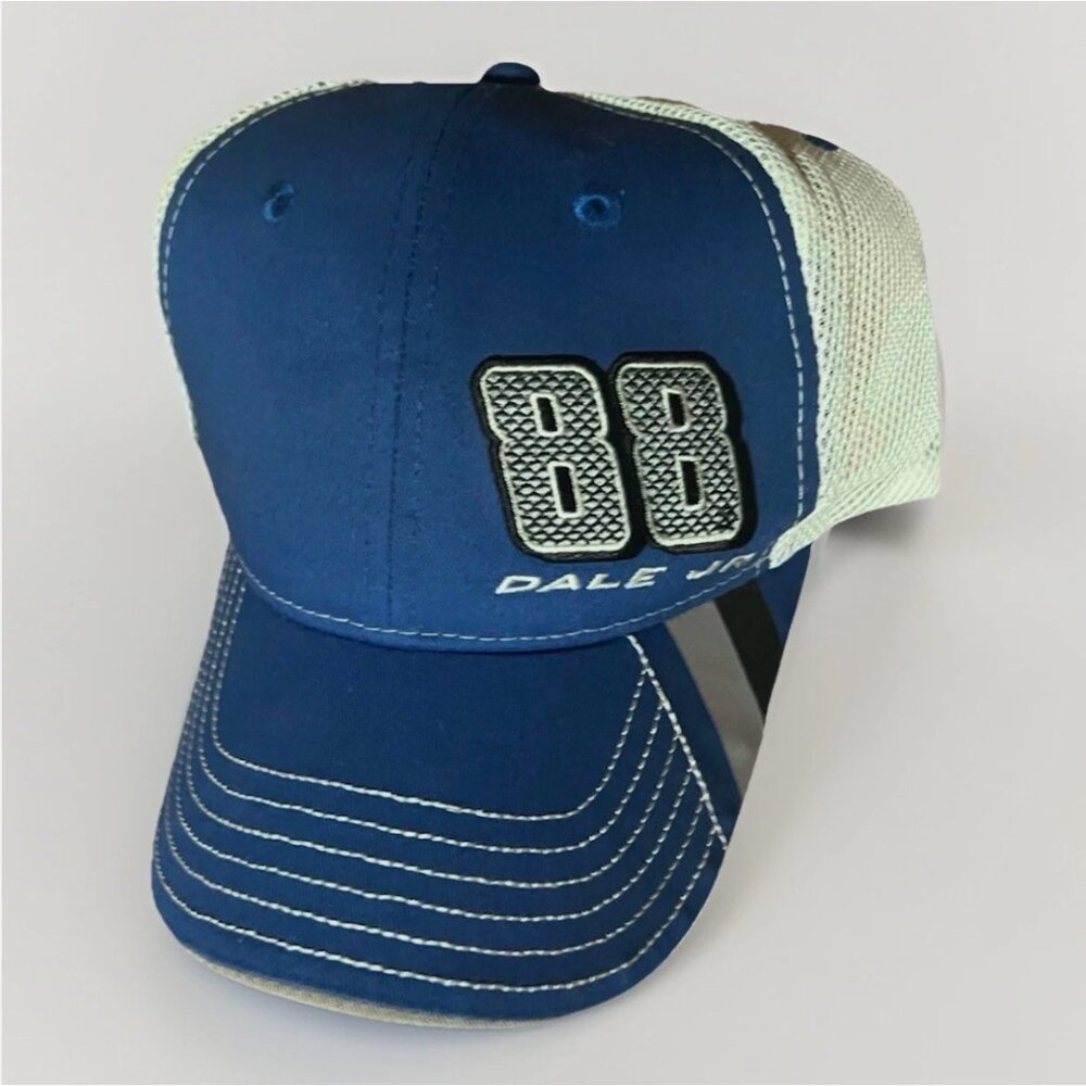 88 Dale Earnhardt jr Valvoline Hat Chase Blue White Mesh Back